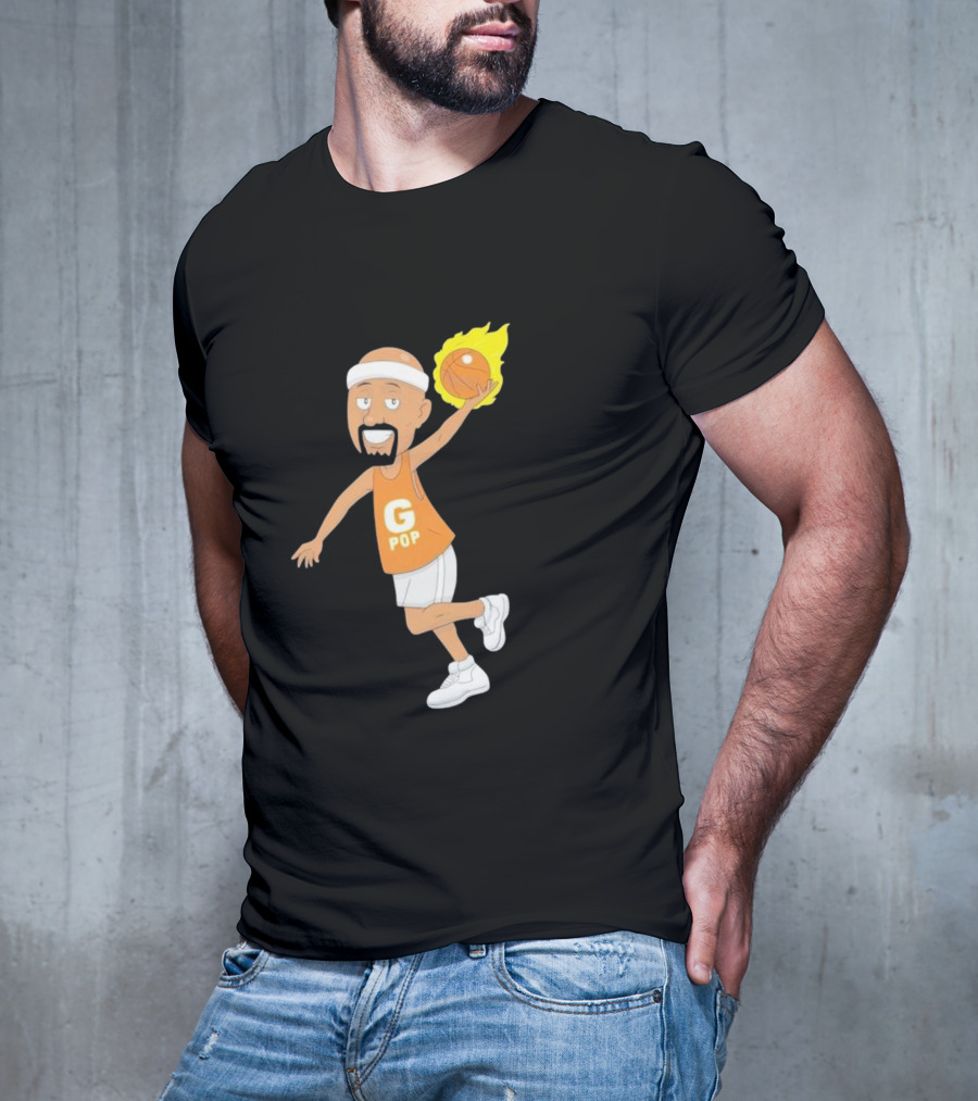 G Pop Flame Basketball T-Shirt