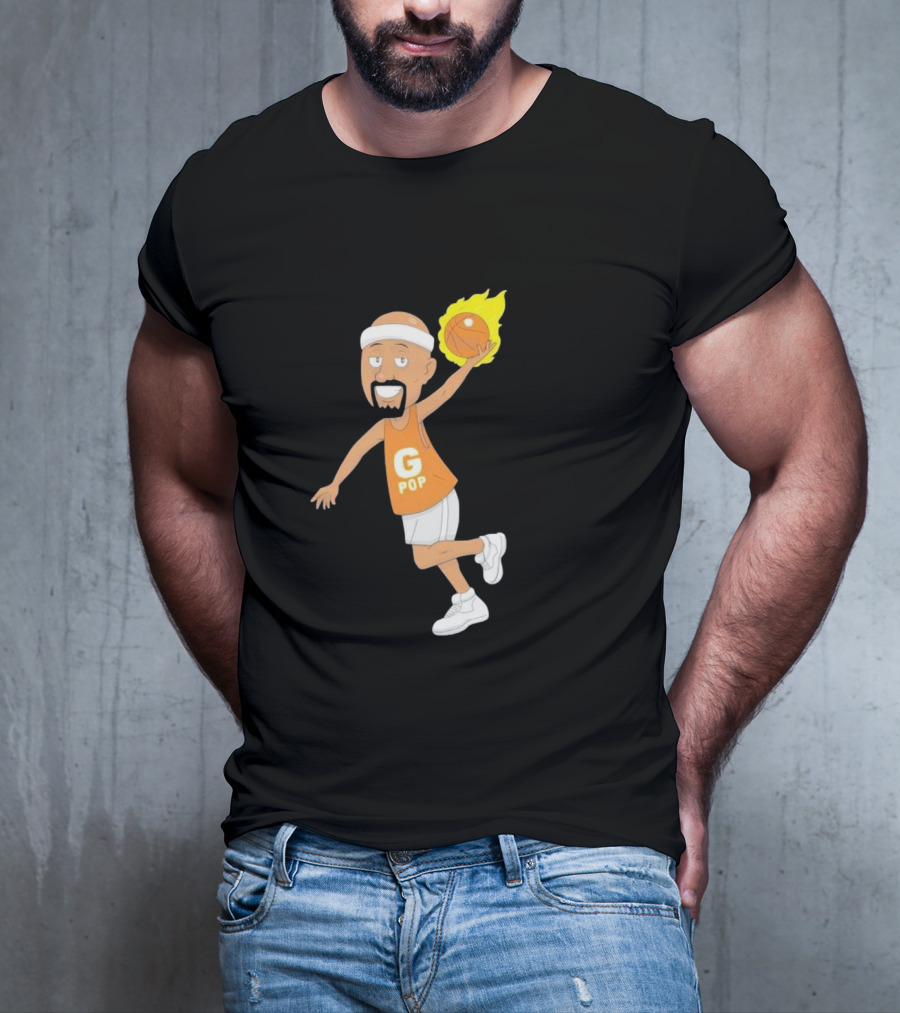 G Pop Flame Basketball T-Shirt