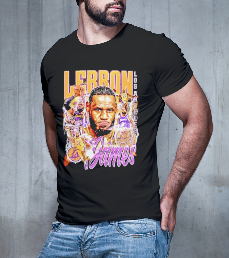 LEBRON JAMES LOS ANGELES LAKERS 23 ICONIC BASKETBALL LEGEND T-Shirt