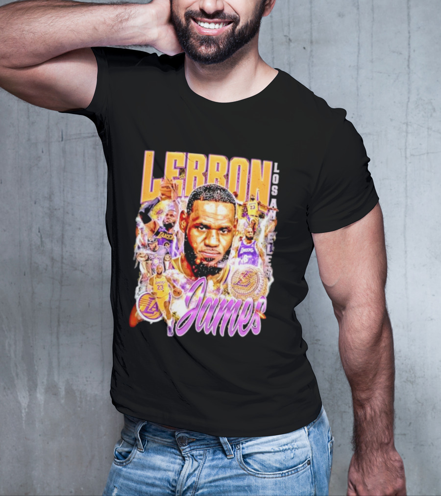 LEBRON JAMES LOS ANGELES LAKERS 23 ICONIC BASKETBALL LEGEND T-Shirt