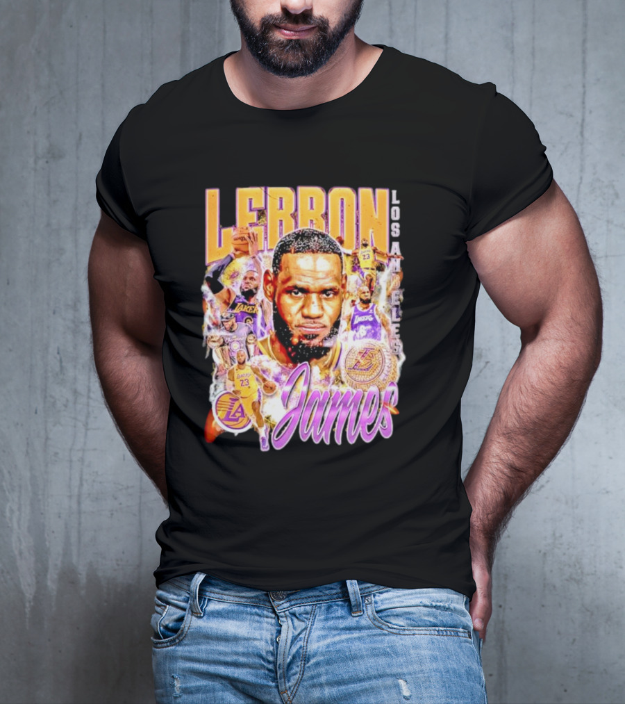 LEBRON JAMES LOS ANGELES LAKERS 23 ICONIC BASKETBALL LEGEND T-Shirt