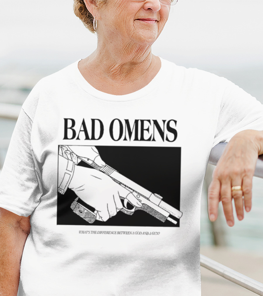 Bad Omens What's The Difference Between A God And A Gun T-Shirt