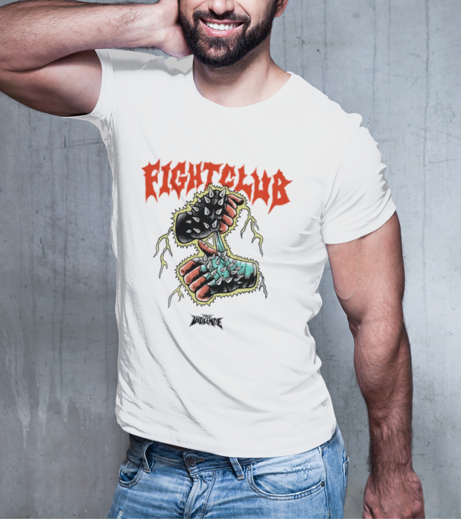 Fight Club Full Violence Fists And Gloves T-Shirt