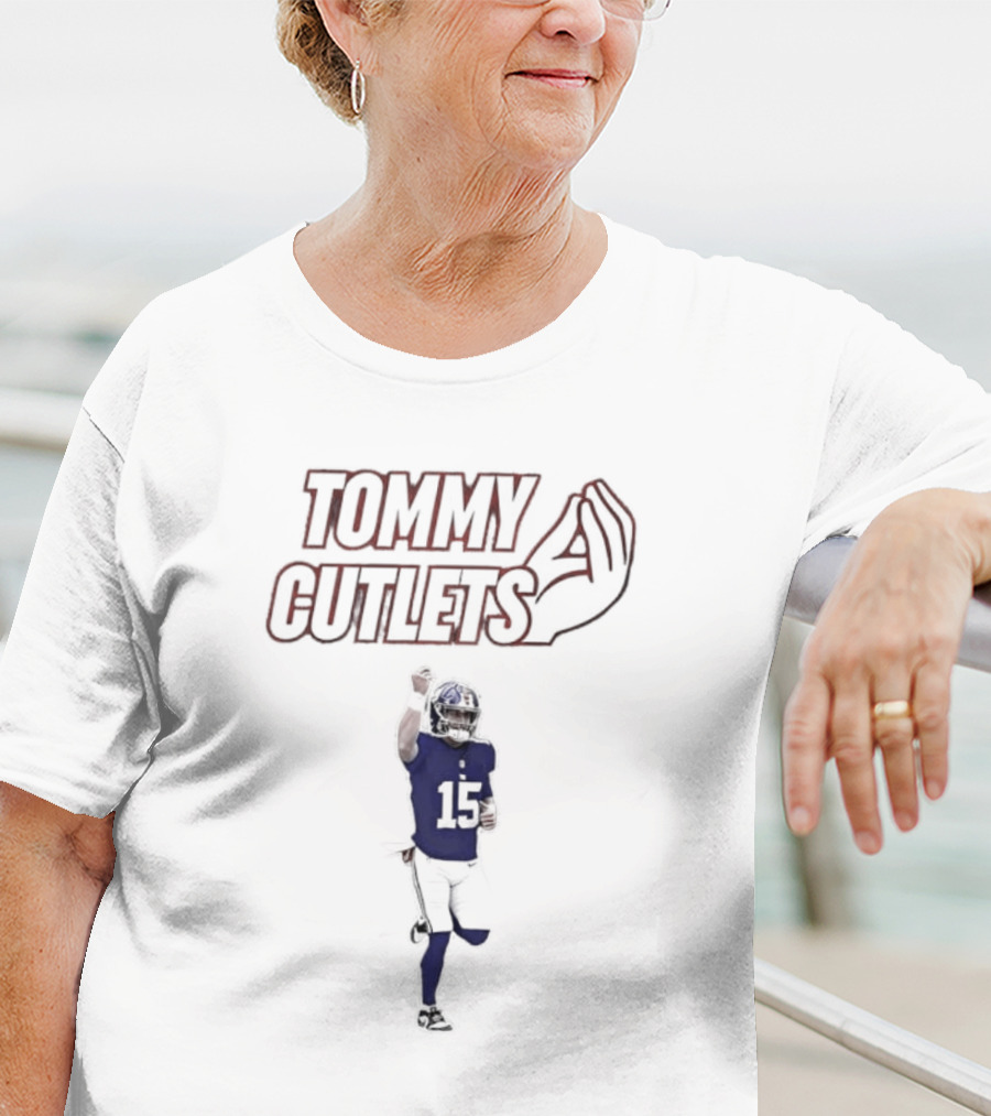 New York Giants Tommy Devito Tommy Cutlets T-Shirt