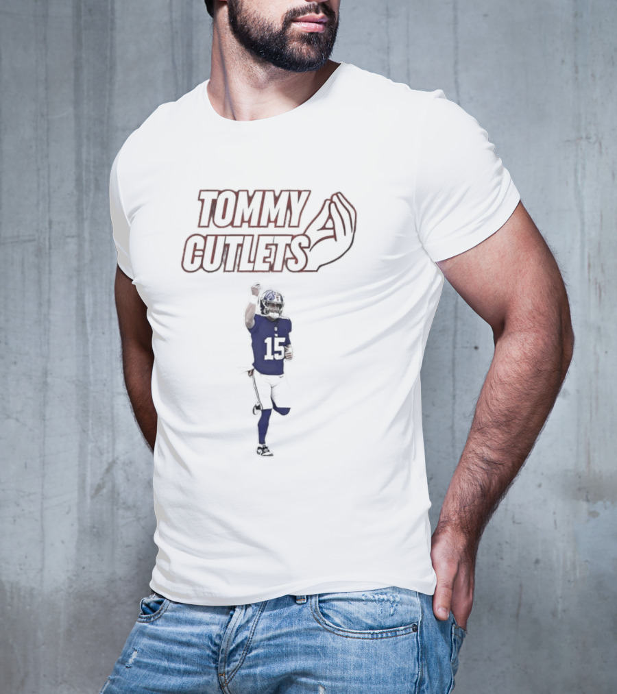 New York Giants Tommy Devito Tommy Cutlets T-Shirt