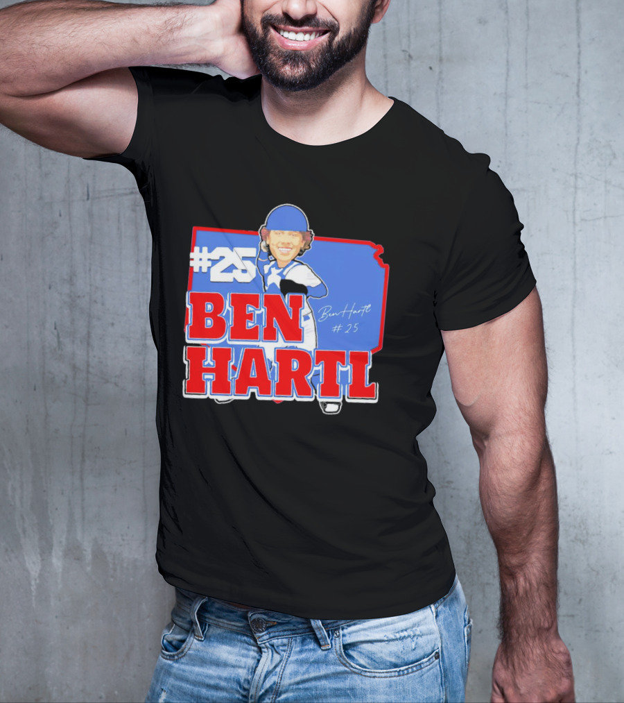 25 Ben Hartl Cartoon Signature T-Shirt