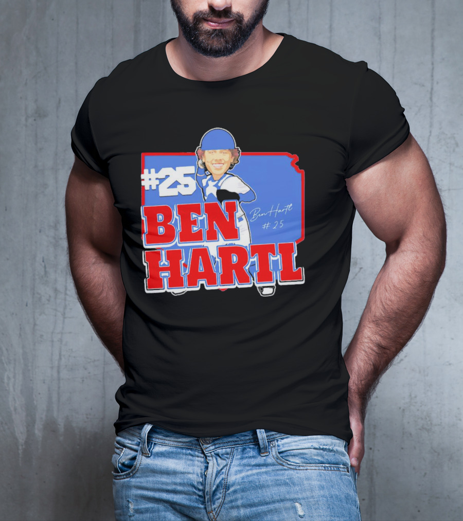 25 Ben Hartl Cartoon Signature T-Shirt