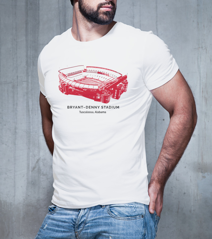 Bryant Denny Stadium Tuscaloosa Alabama NCAA T-Shirt