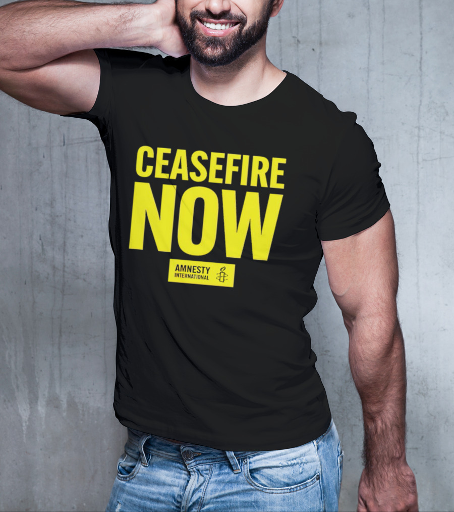 Ceasefire Now Amnesty International T-Shirt