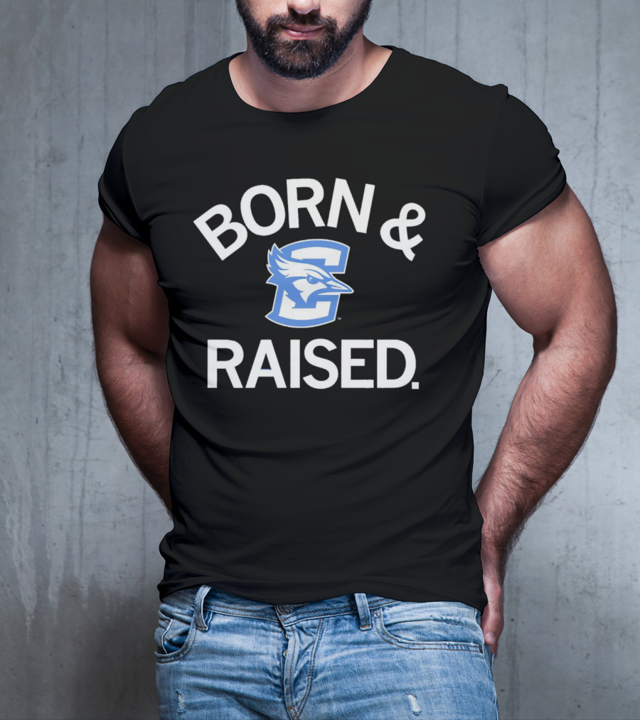 Creighton Bluejays Born And Raised T-Shirt