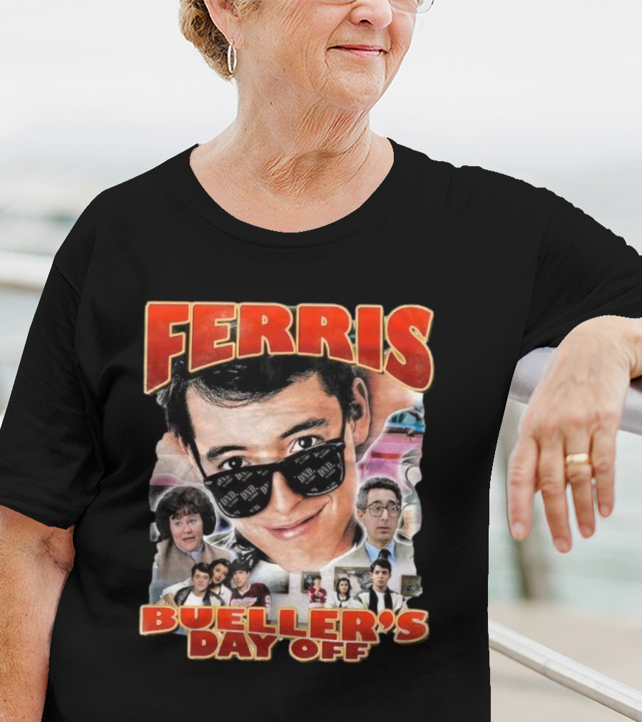 Ferris Bueller's Day Off Vintage Collage T-Shirt