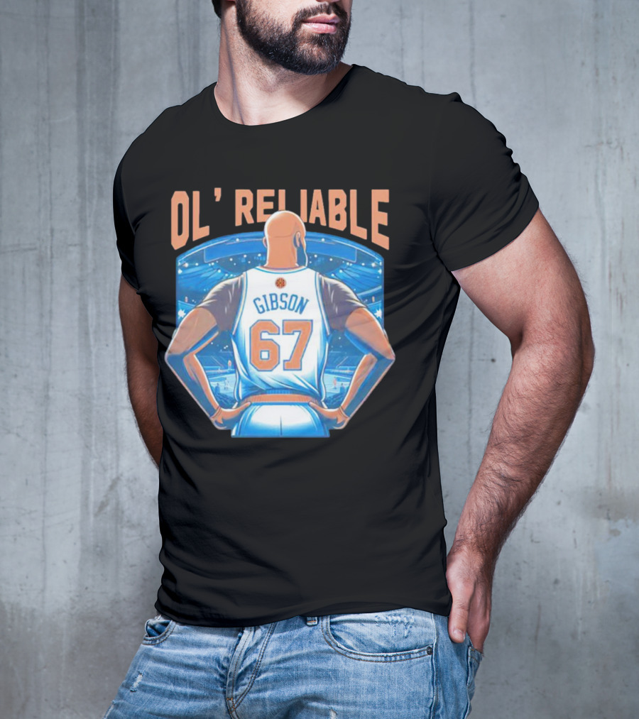 Gibson Ol' Reliable 67 Basketball Arena Scene T-Shirt