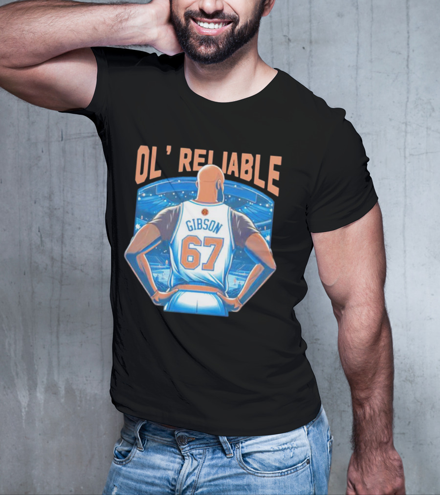 Gibson Ol' Reliable 67 Basketball Arena Scene T-Shirt