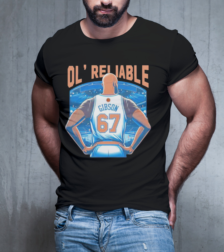 Gibson Ol' Reliable 67 Basketball Arena Scene T-Shirt