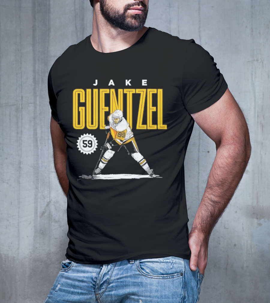 Jake Guentzel Pittsburgh 59 Hockey Player T-Shirt