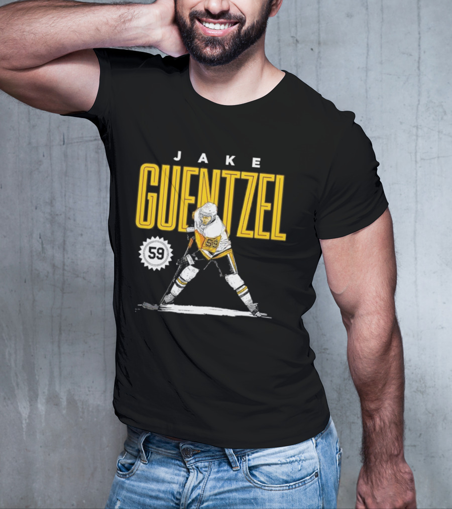 Jake Guentzel Pittsburgh 59 Hockey Player T-Shirt