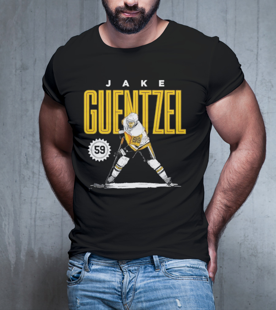 Jake Guentzel Pittsburgh 59 Hockey Player T-Shirt