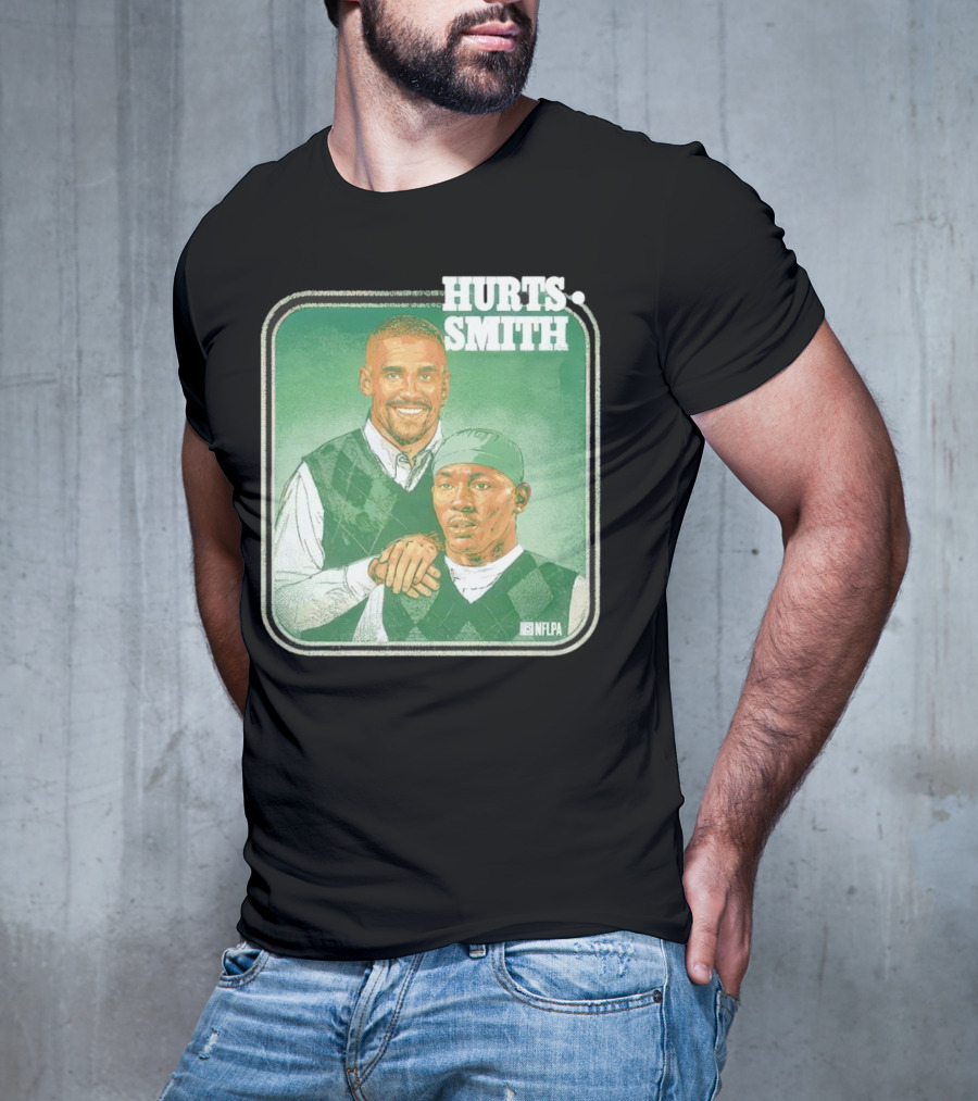 Jalen Hurts DeVonta Smith Philadelphia Step Brothers NFLPA Football T-Shirt