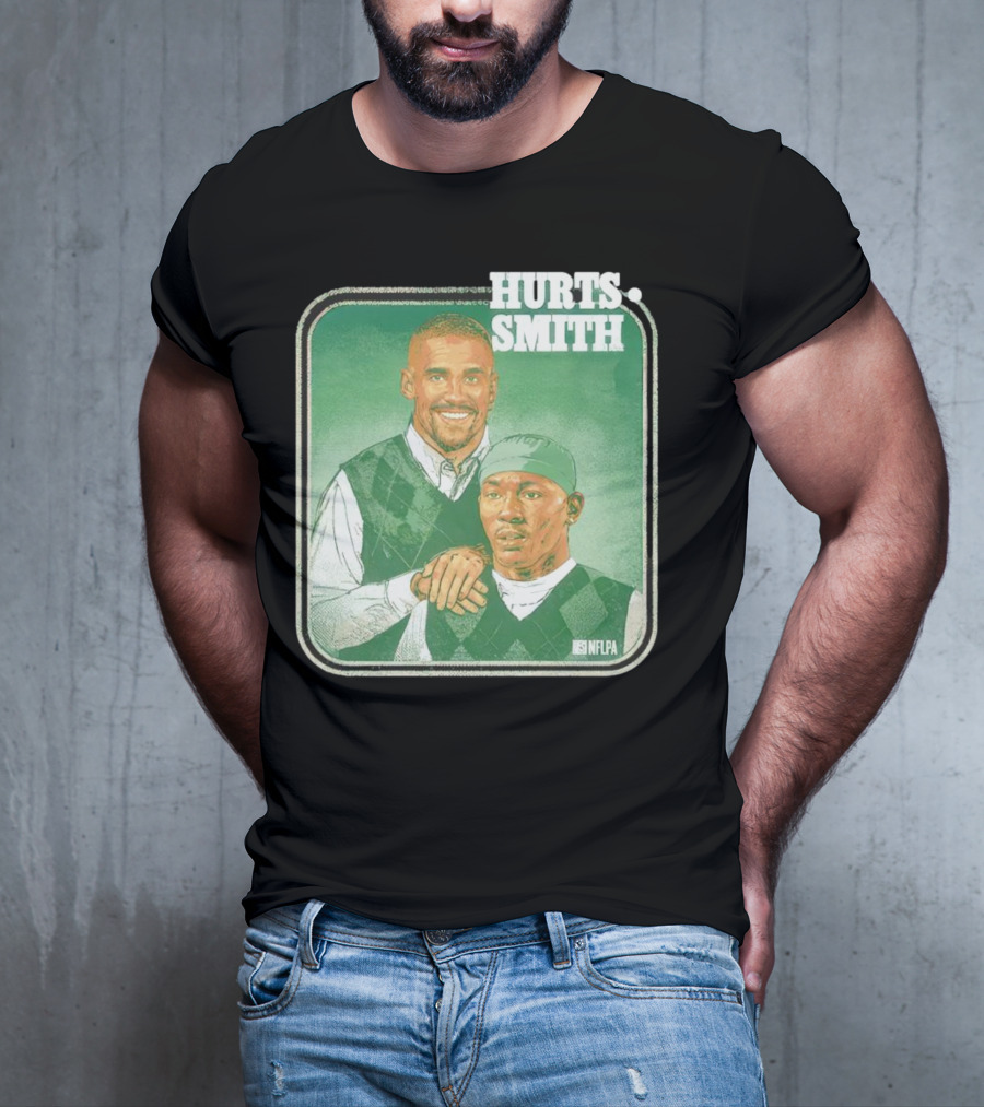 Jalen Hurts DeVonta Smith Philadelphia Step Brothers NFLPA Football T-Shirt
