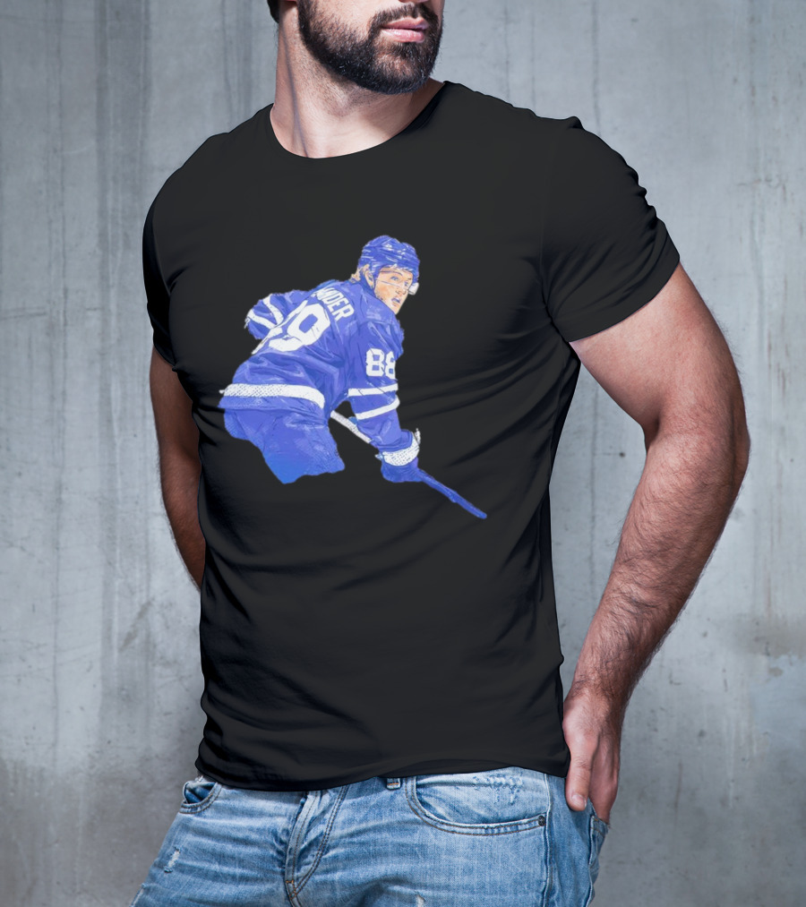 William Nylander Toronto Hockey Player Blue Jersey 88 T-Shirt