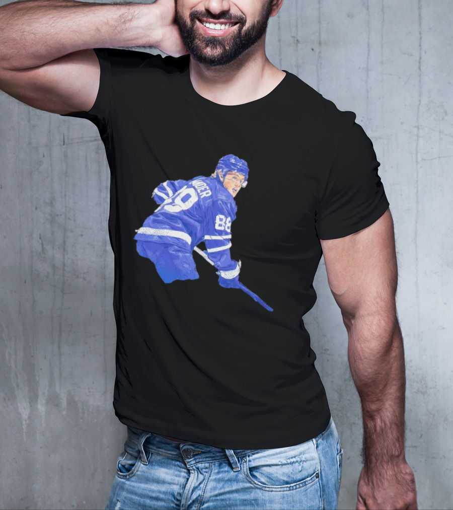 William Nylander Toronto Hockey Player Blue Jersey 88 T-Shirt