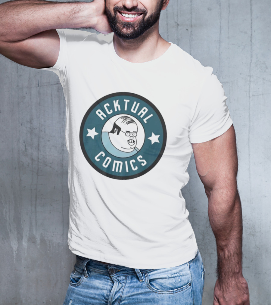 Acktual Comics Star Emblem T-Shirt