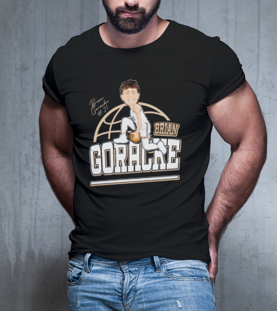 Brian Goracke #21 Basketball Player T-Shirt