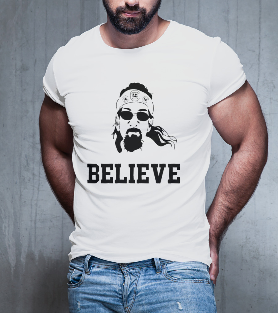 Carlton Thompson South Carolina Gamecocks Believe Iconic Fan T-Shirt