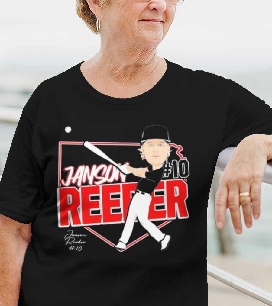 Janson Reeder #10 Baseball Player T-Shirt