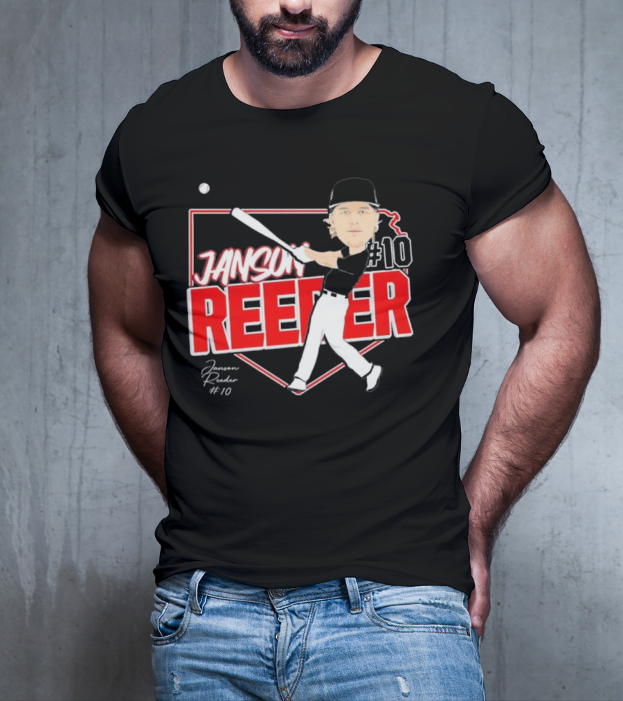 Janson Reeder #10 Baseball Player T-Shirt