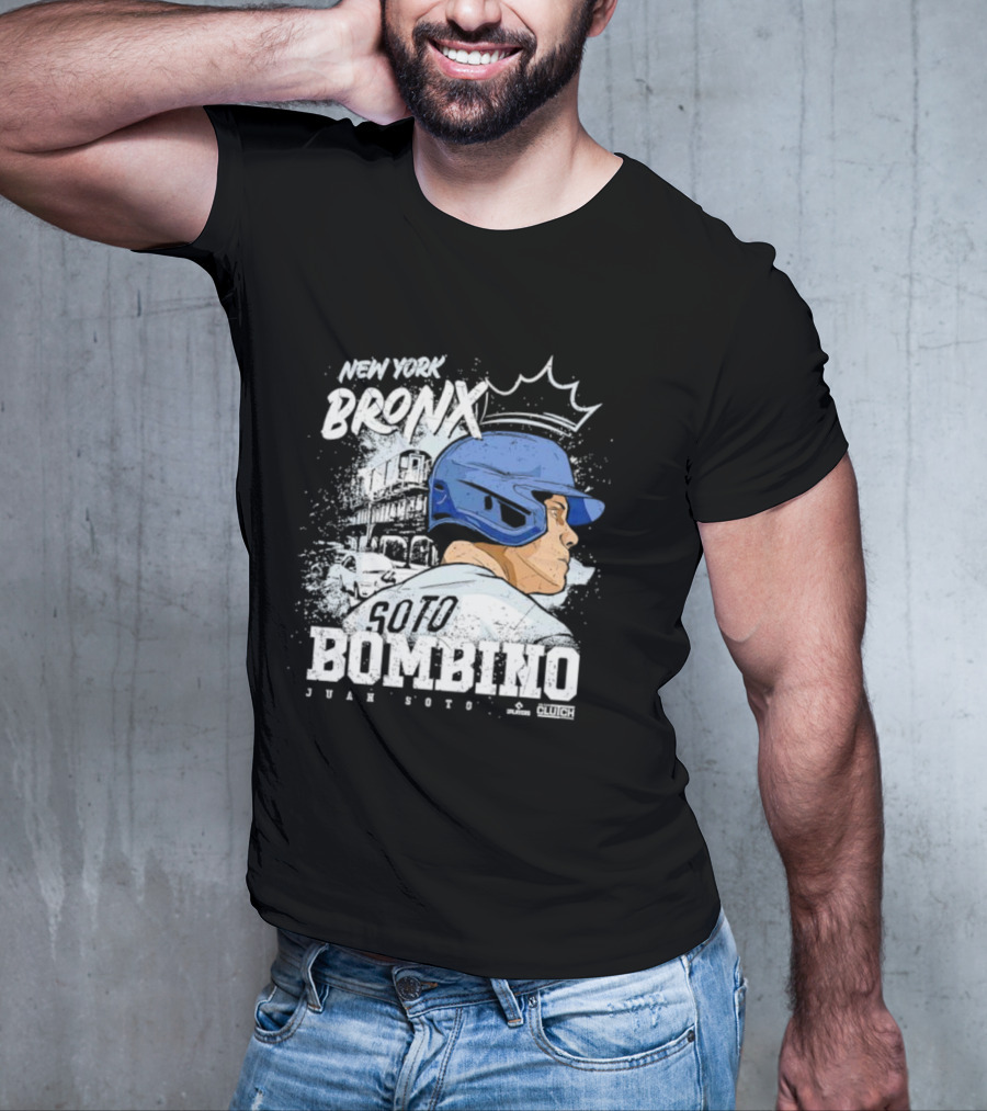 New York Bronx Soto Bombino Juan Soto Clutch Animated T-Shirt