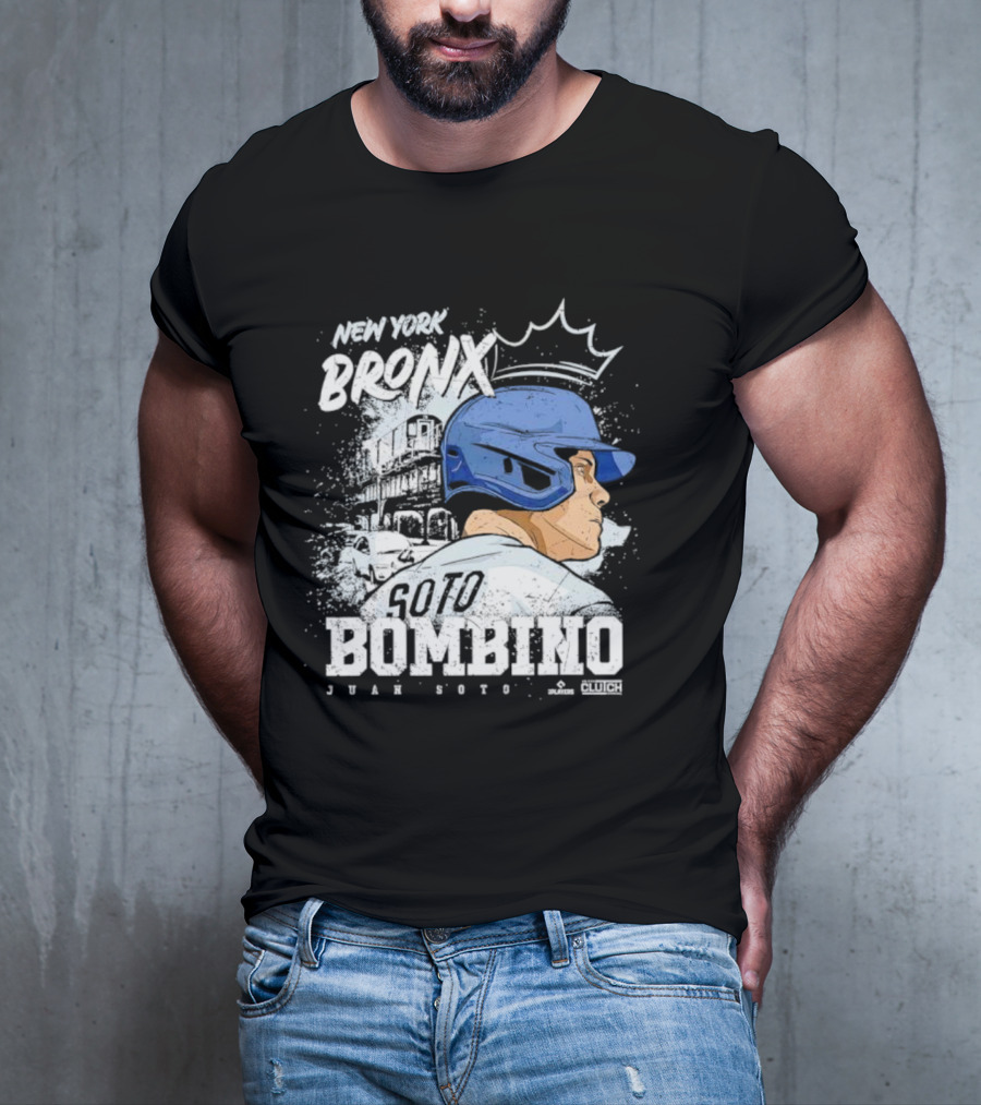 New York Bronx Soto Bombino Juan Soto Clutch Animated T-Shirt