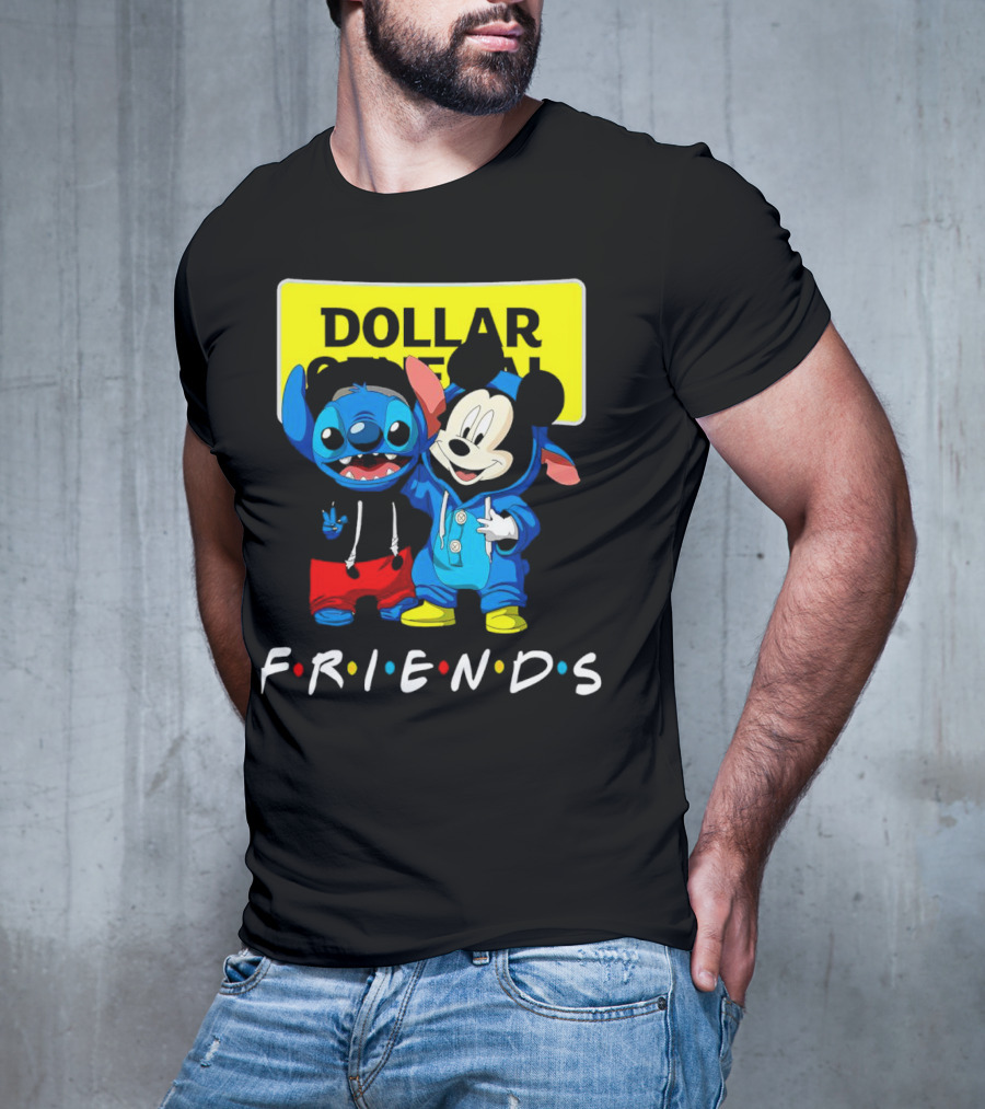 Stitch Mickey Friends Dollar General T-Shirt