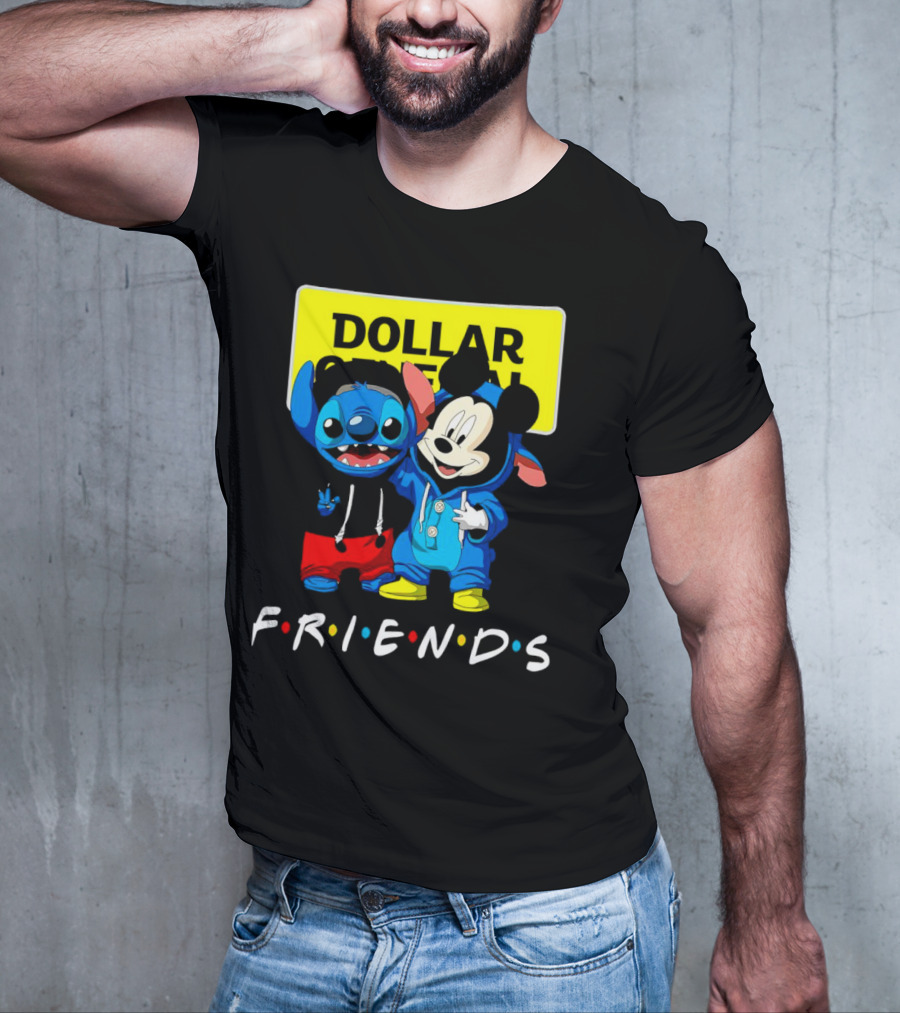 Stitch Mickey Friends Dollar General T-Shirt