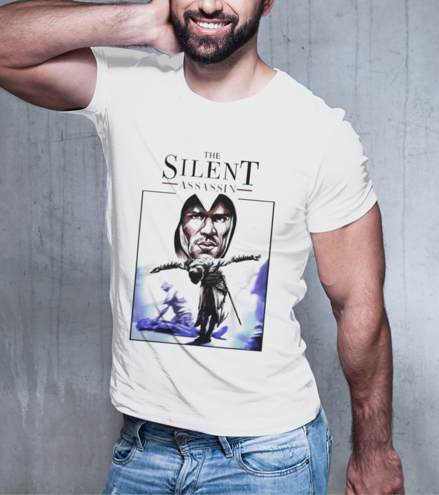 The Silent Assassin Hooded Warrior Embrace T-Shirt