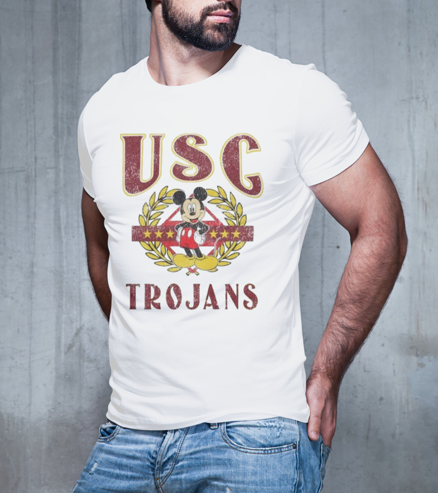 USC Trojans Disney Mickey Mouse T-Shirt