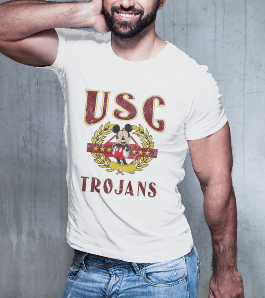USC Trojans Disney Mickey Mouse T-Shirt