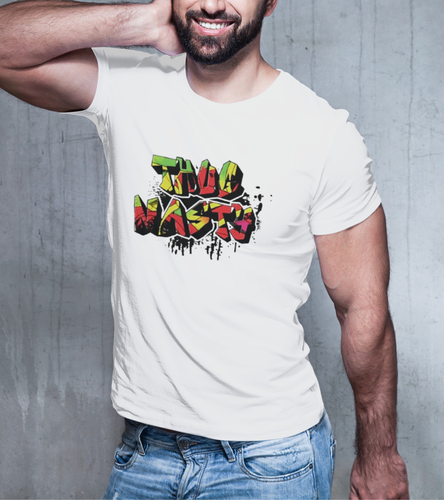 Bryce Mitchell Thug Nasty Bold Graffiti T-Shirt