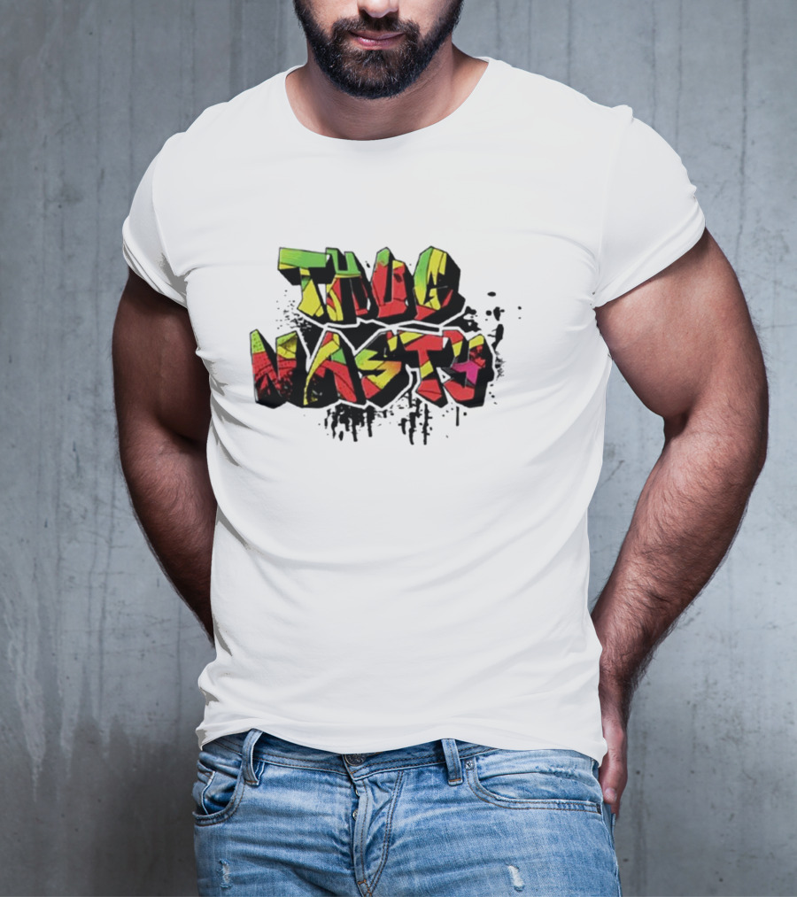 Bryce Mitchell Thug Nasty Bold Graffiti T-Shirt