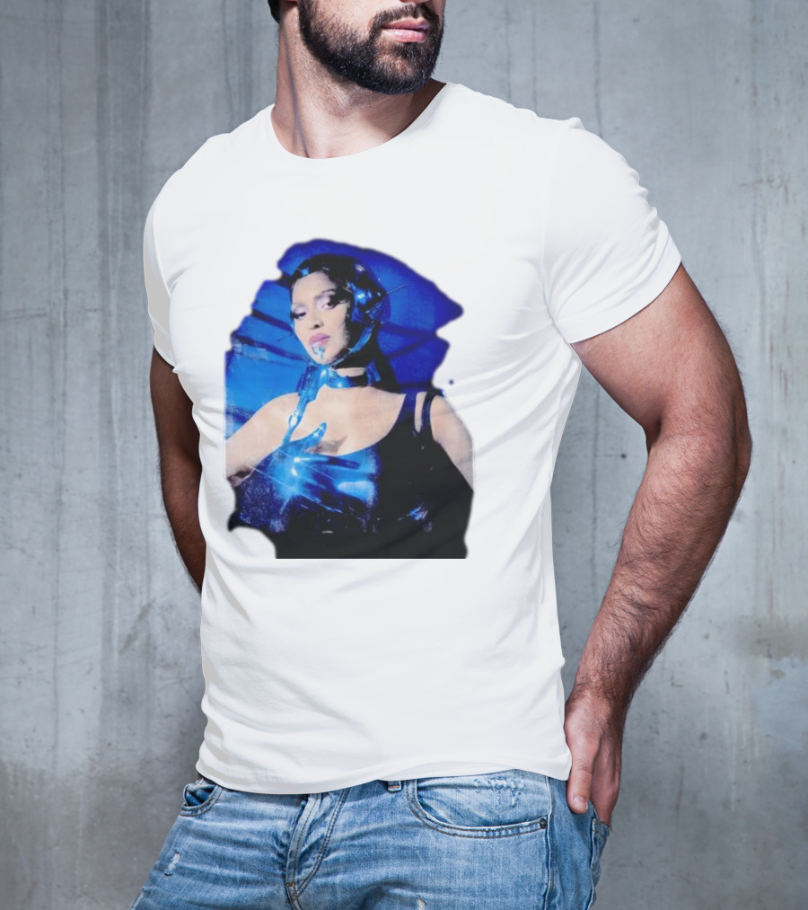 Robo Beyonce Futuristic Cyborg Aesthetic T-Shirt