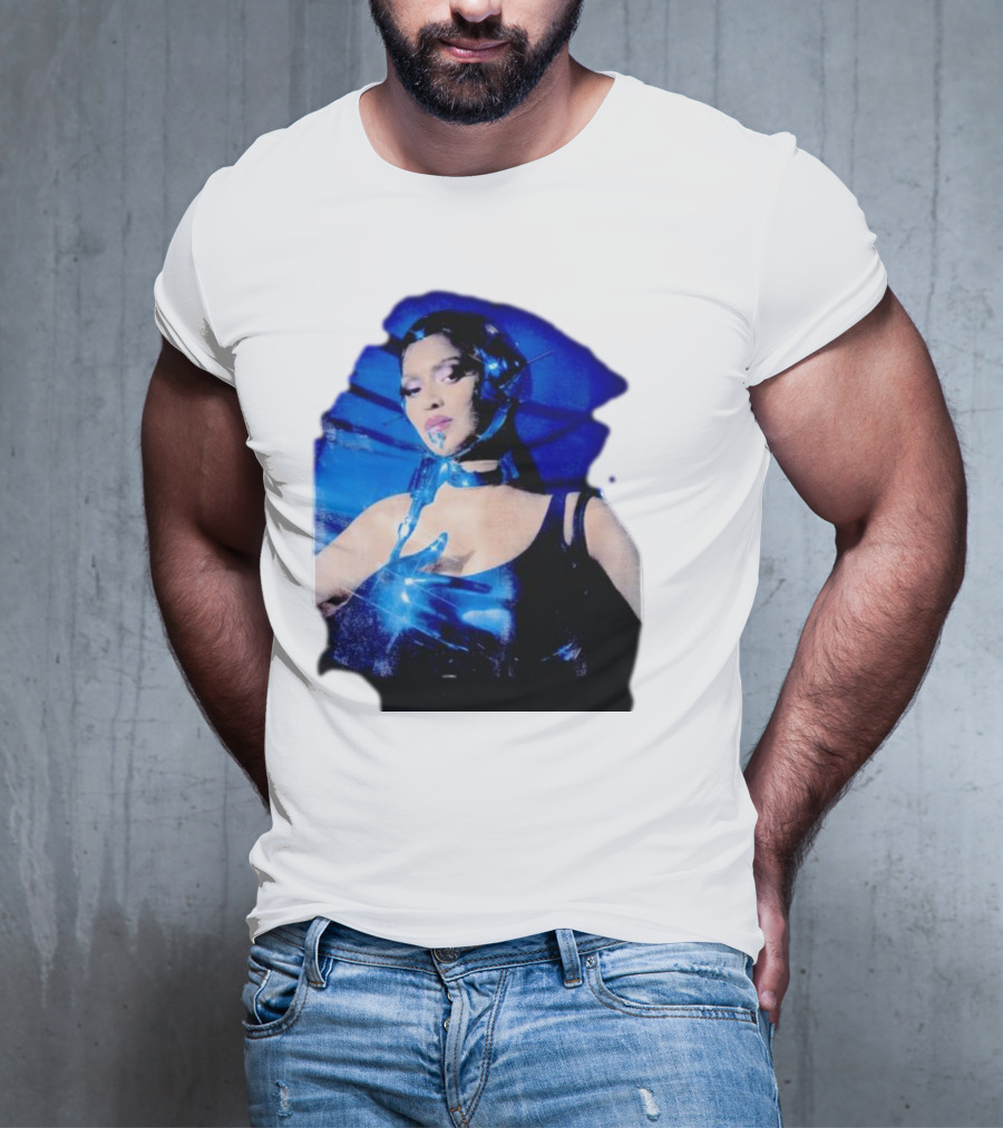Robo Beyonce Futuristic Cyborg Aesthetic T-Shirt