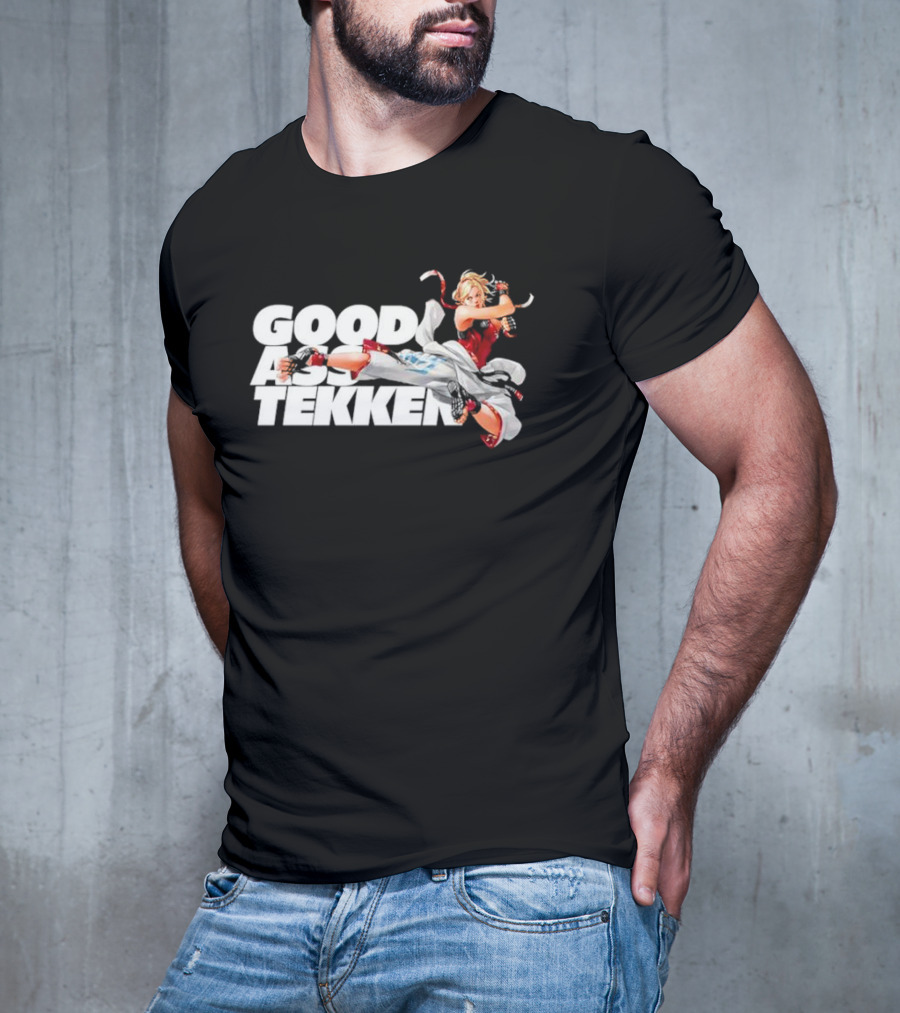 GOOD ASS TEKKEN VIDEO GAME FIGHTER CHARACTER KICKING POSE T-Shirt