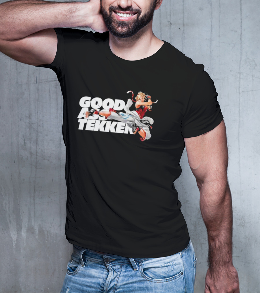 GOOD ASS TEKKEN VIDEO GAME FIGHTER CHARACTER KICKING POSE T-Shirt