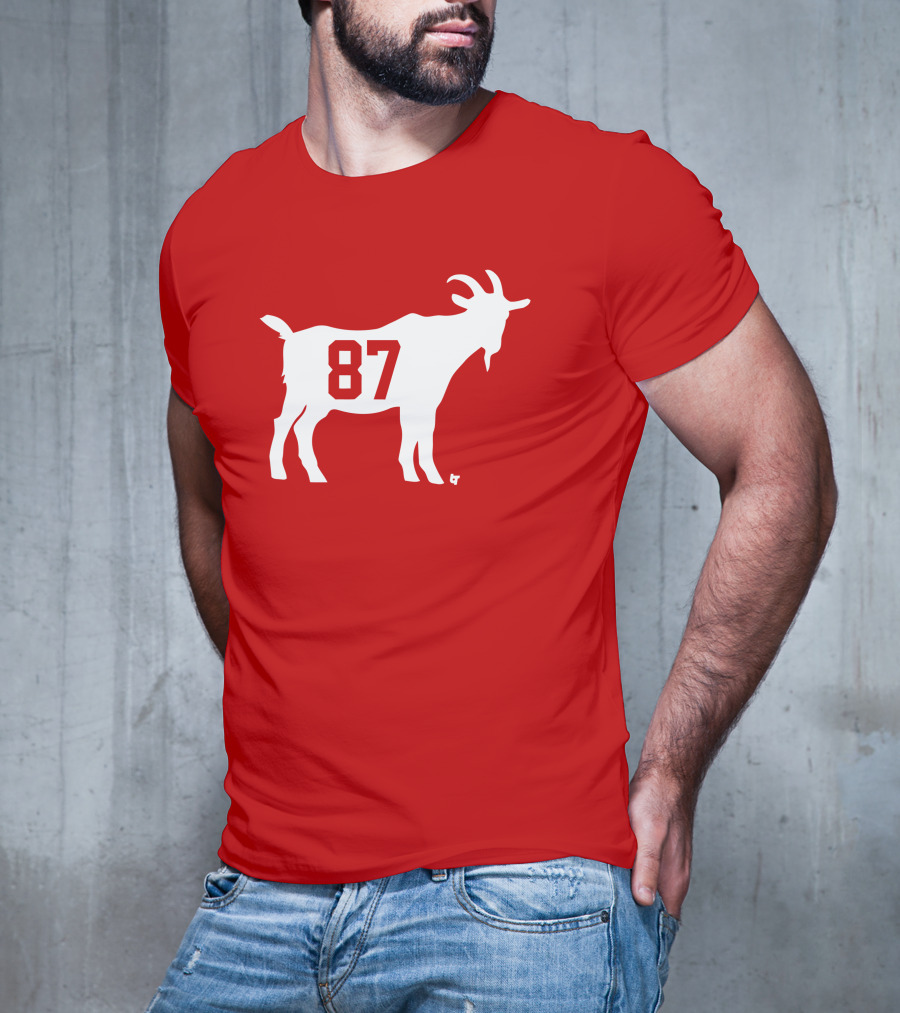Travis Kelce GOAT 87 Football Legend T-Shirt