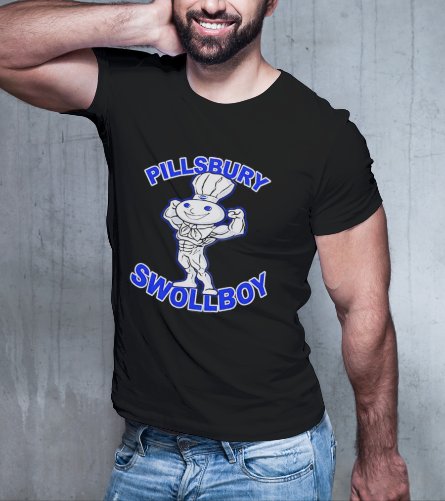 Pillsbury Swole Boy Buff Character Flexing Muscles T-Shirt
