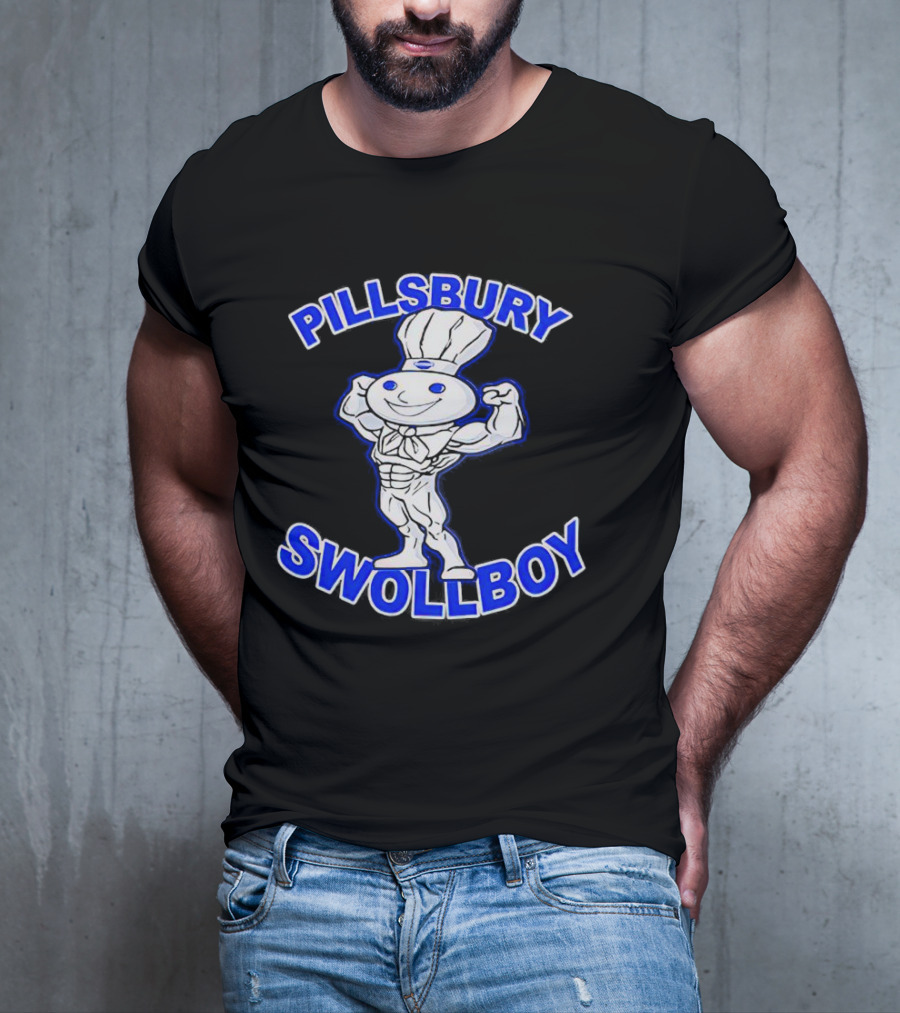 Pillsbury Swole Boy Buff Character Flexing Muscles T-Shirt