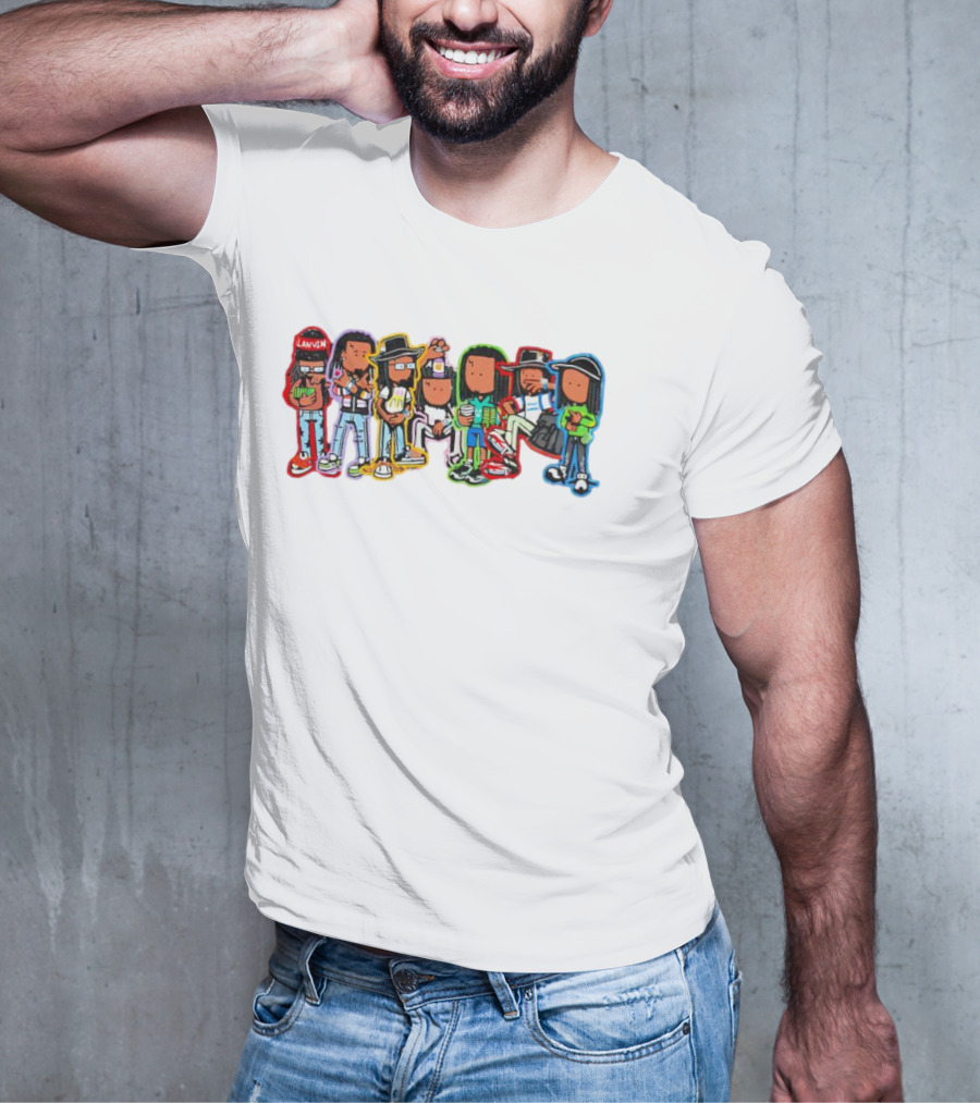 Flawless Like Me Cartoon Characters Street Fashion Lanvin T-Shirt