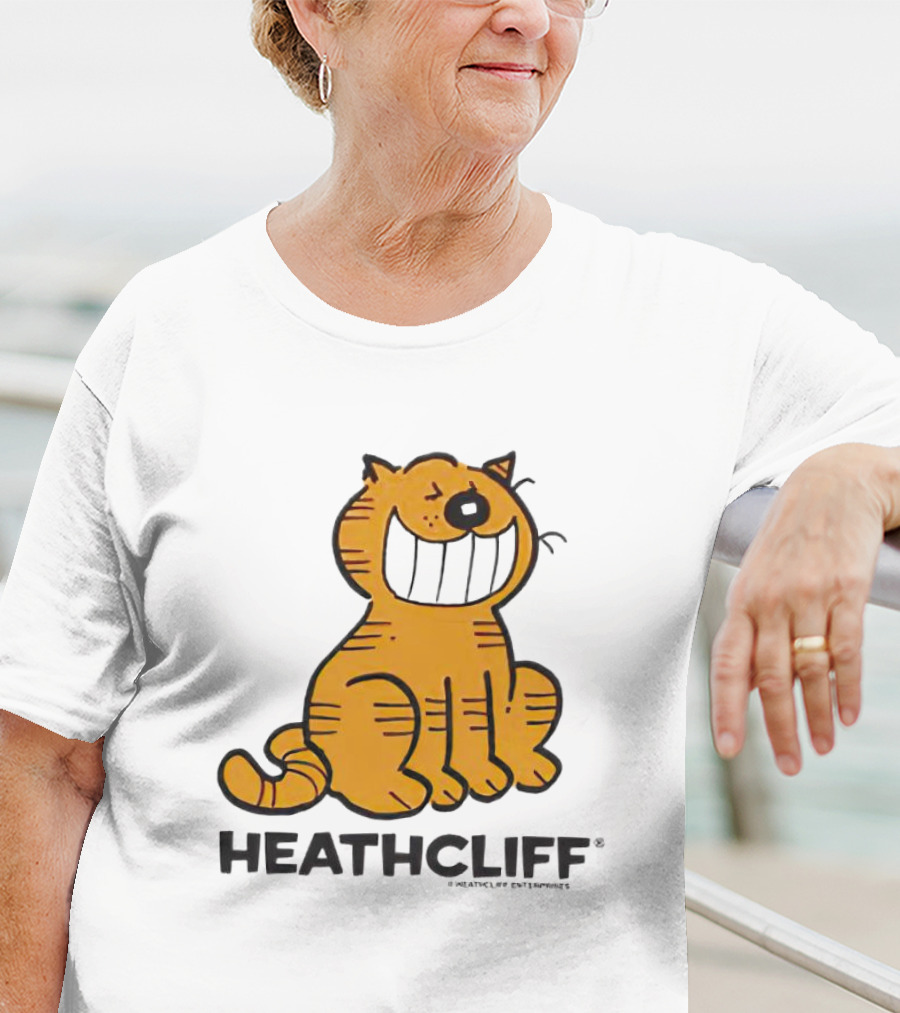Heathcliff Cartoon Character Grinning T-Shirt