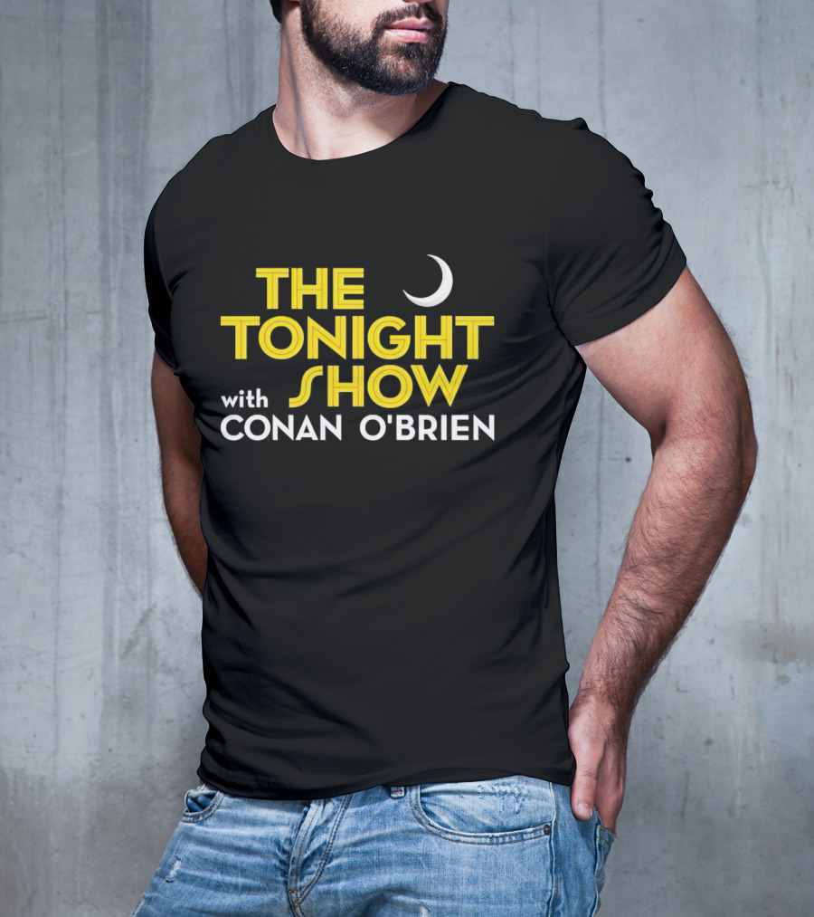 The Tonight Show With Conan O'Brien Classic Crescent Moon T-Shirt