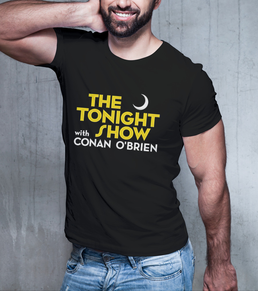 The Tonight Show With Conan O'Brien Classic Crescent Moon T-Shirt